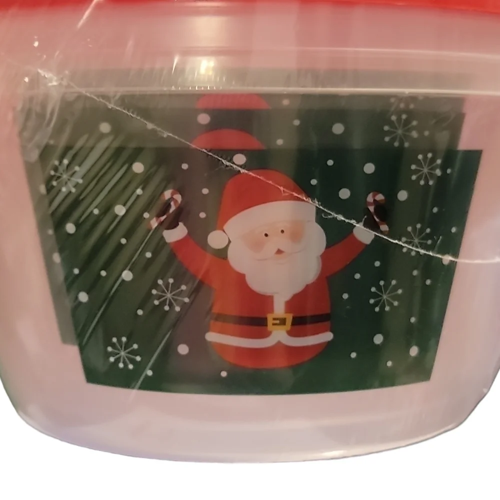 Christmas bowls 3 pack food storage bowls. Sealed in original packaging